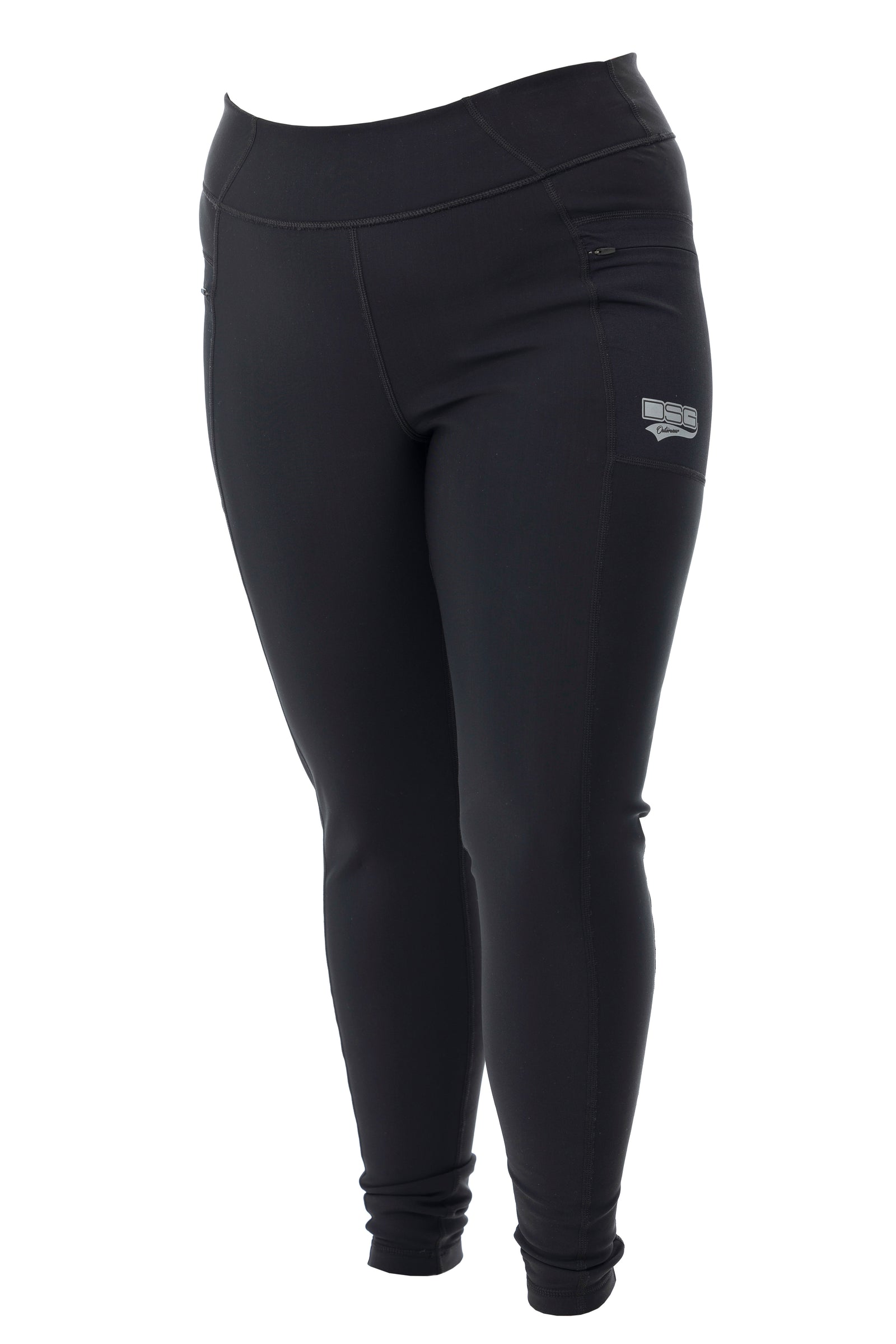 Cold Weather Leggings Black 2xs