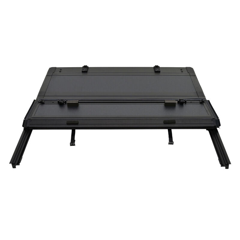 Westin 07-21 Toyota Tundra 5ft 7in Bed Hard Tri-Fold Tonneau Cover - Black