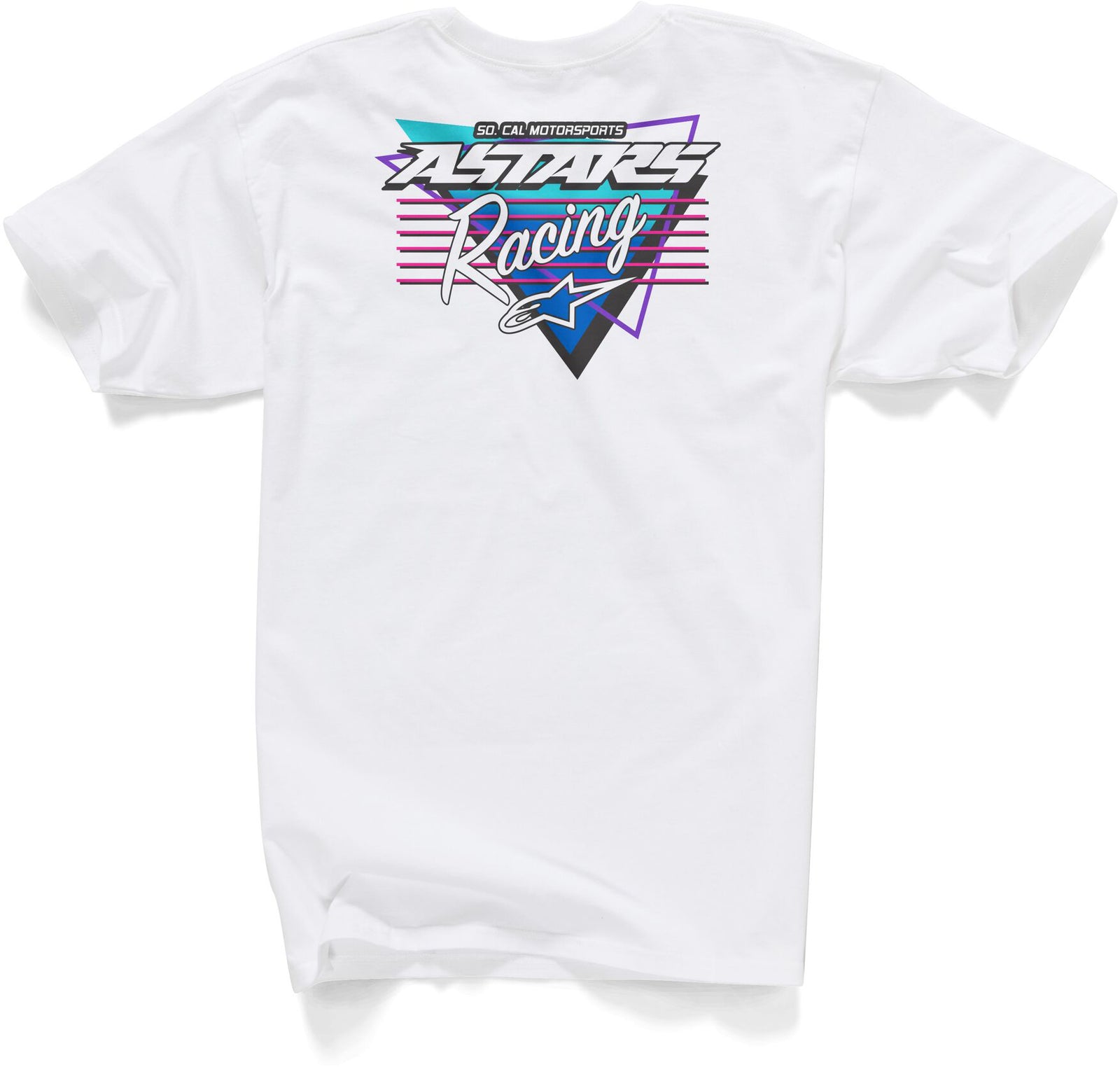 Racing Tri Tee White Lg