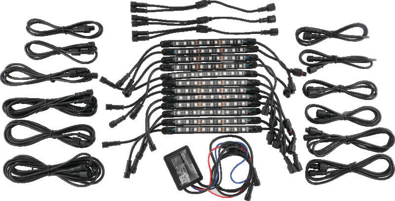 DragonFire Racing Rgb Accent Light Kit Bt 12Pc