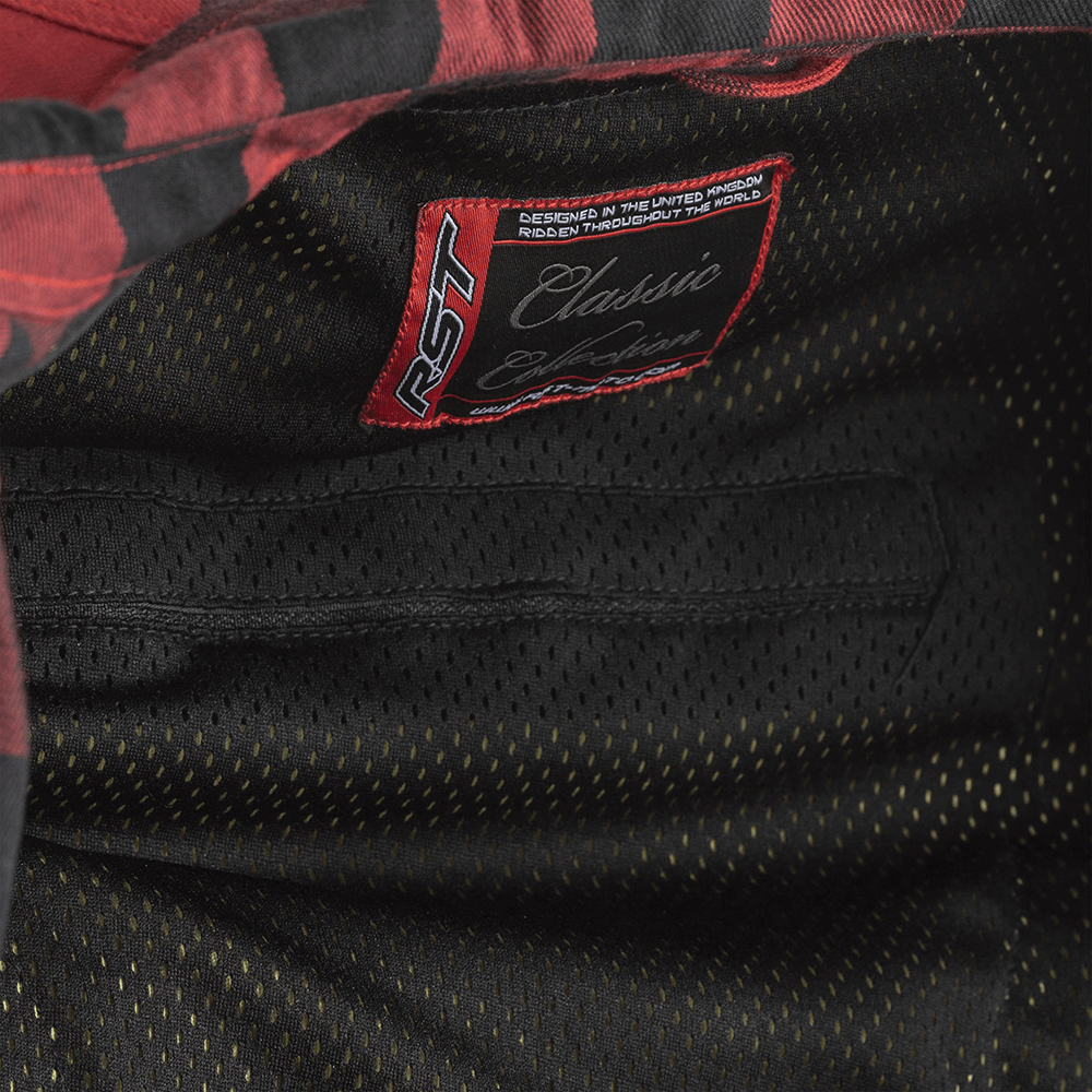 Kevlar Lumberjack Ce Shirt Red Check Textile Sm