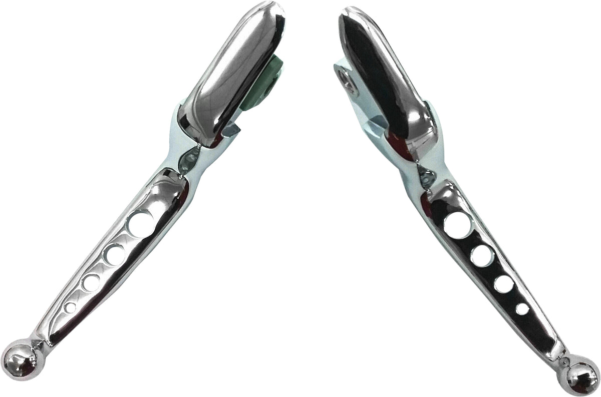 4 Hole Lever Set Chrome Softail 15 17 Cable