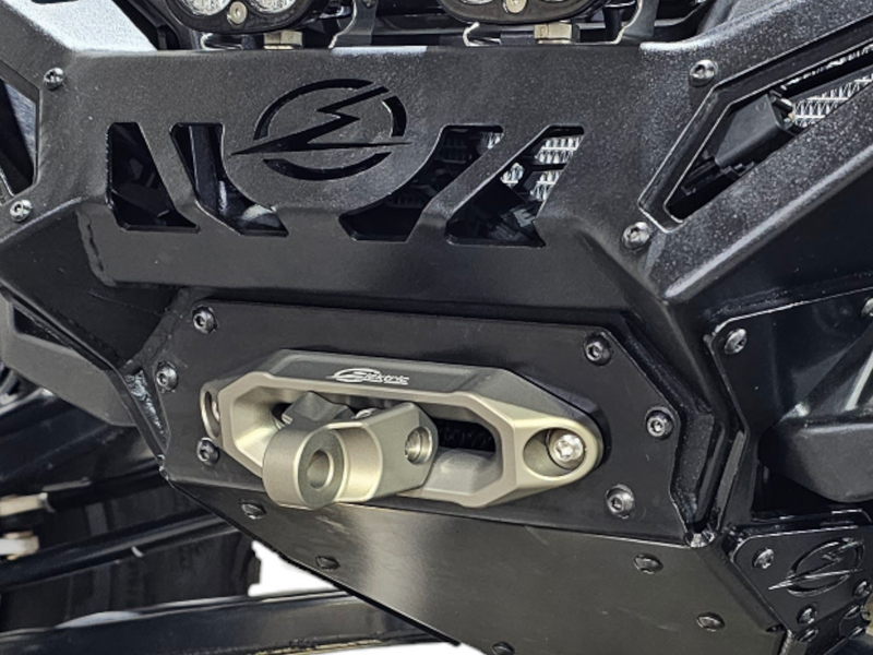 Elektric Offroad Winch Hawse Fairlead And Hook Combo Anodized Gun Metal