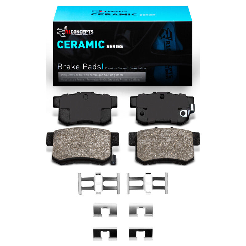R1 1987-2022 Acura TL Rear R1 Ceramic Pads &amp; Hardware Kit