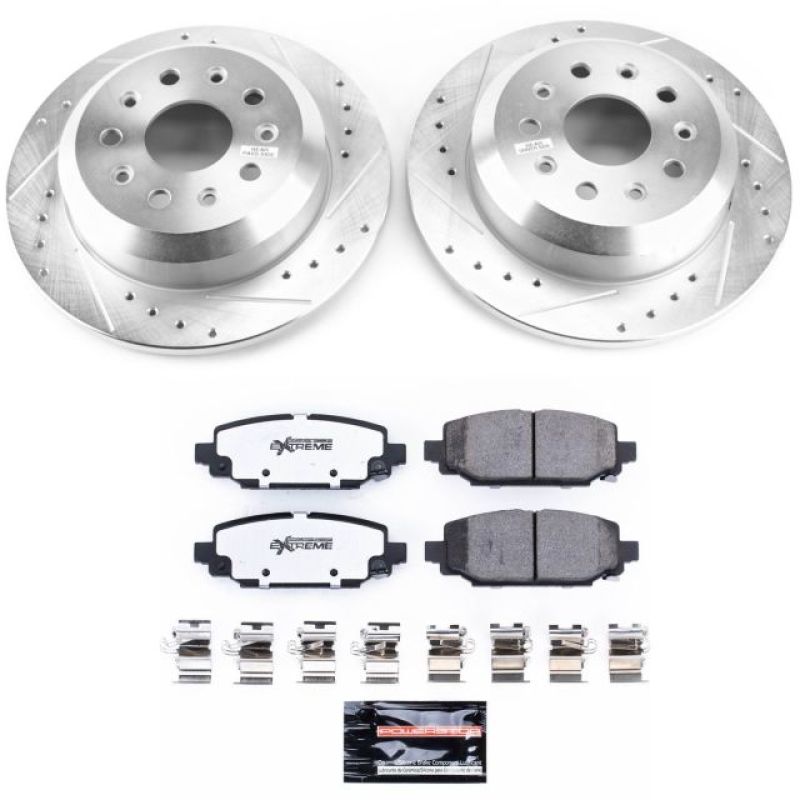 Power Stop 18-19 Jeep Wrangler Rear Z36 Truck &amp; Tow Brake Kit