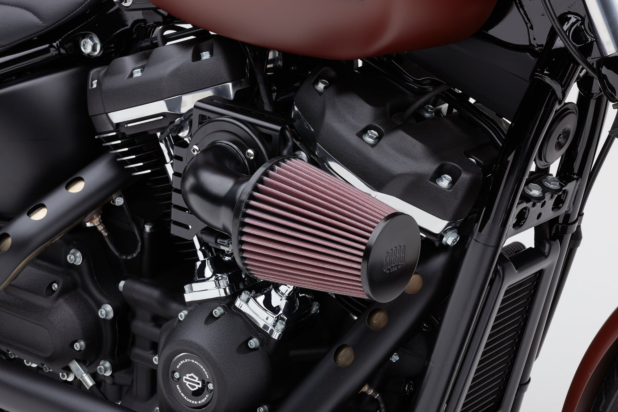 Cone Air Intake System Black/Black Xl 91 22