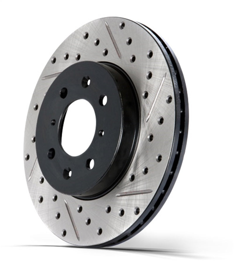 StopTech Select Sport 97-01 Acura Integra Sport Drilled &amp; Slotted Left Rotor