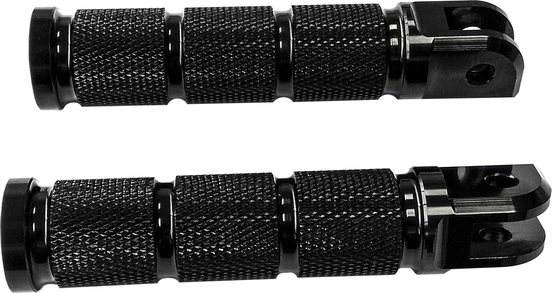 Rider Footpegs Retro Black 2018 Up Softail Models