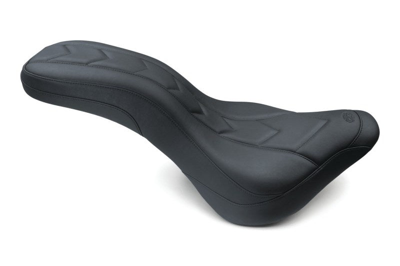 Mustang 18-21 Harley Heritage Classic &amp; Deluxe DayTripper 1PC Seat Apex - Black