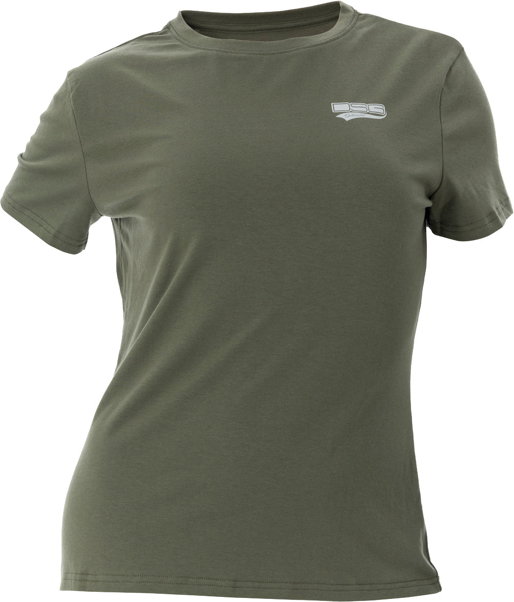 Dsg Casual Logo Tee Moss Olive Md