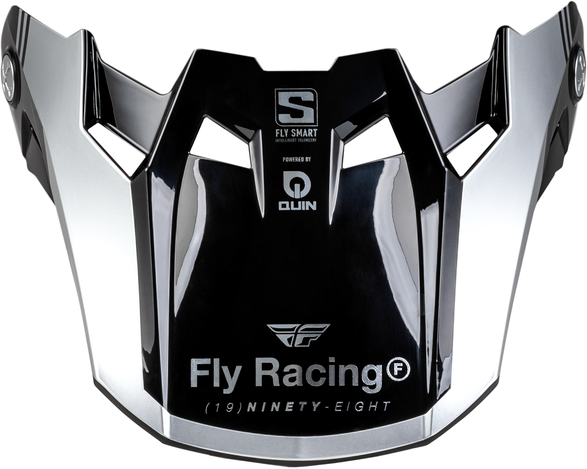 Formula S Carbon Legacy Visor Blue Carbon/Silver Yl/Sm