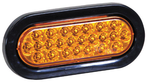6-1/2&quot; OVAL AMBER STROBE LIGHT