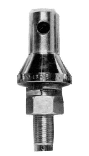 1" SHANK / 3" THREAD / CHROME