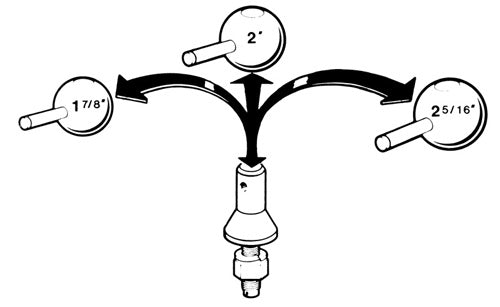 3/4" SHANK W/ 1-7/8" & 2" BALLS  * STAINLESS *