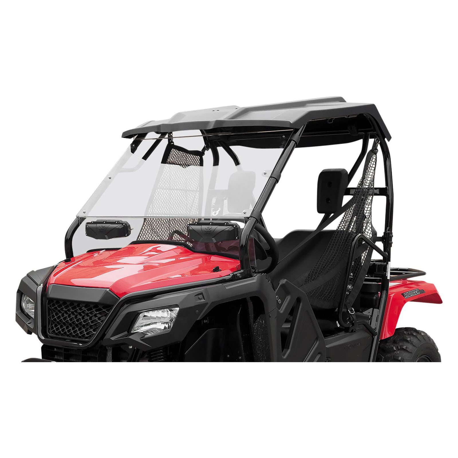 SEIZMIK WINDSHIELD FULL-VENTED - SCRATCH RESISTANT POLY PIONEE