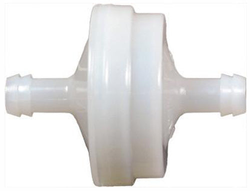 VISU-FILTER INLINE FUEL FILTER 1/4" 75 MICRON