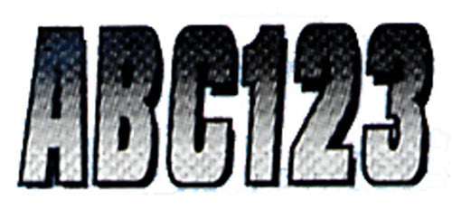 3&quot; CARBON FIBER KITS / WHITE - BLACK