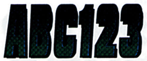 3" CARBON FIBER KITS / FOREST GREEN - BLACK