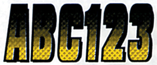 3" CARBON FIBER KITS / YELLOW - BLACK