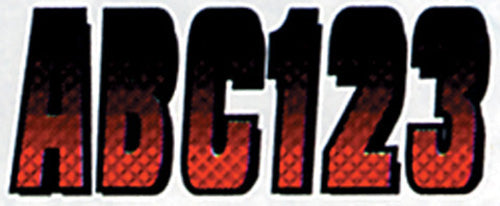 3" CARBON FIBER KITS / RED - BLACK