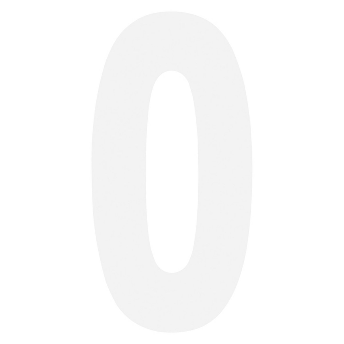 FX 2015 NUMBERS STANDARD 8" WHITE 0