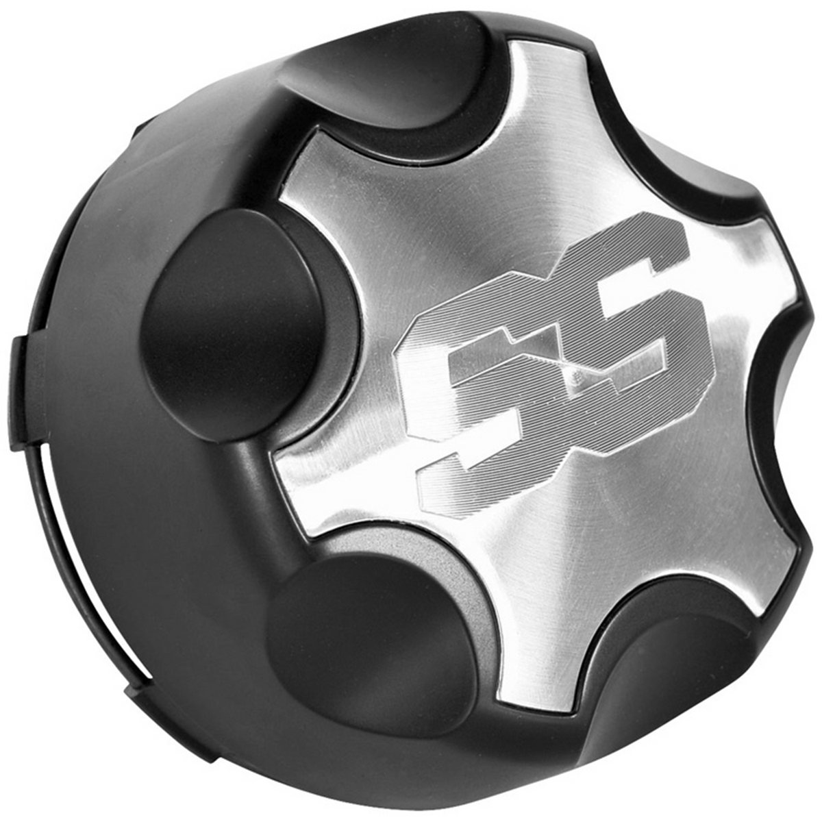 SS ALLOY SS312 &amp; S6 MACH/BLACK CAP -- 4/110 &amp; 4/115