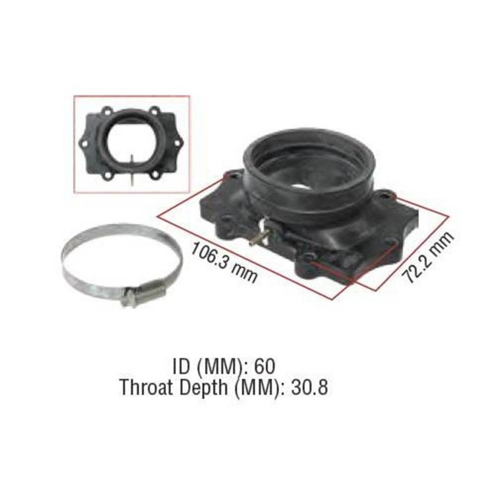 SPI CARBURETOR FLANGE