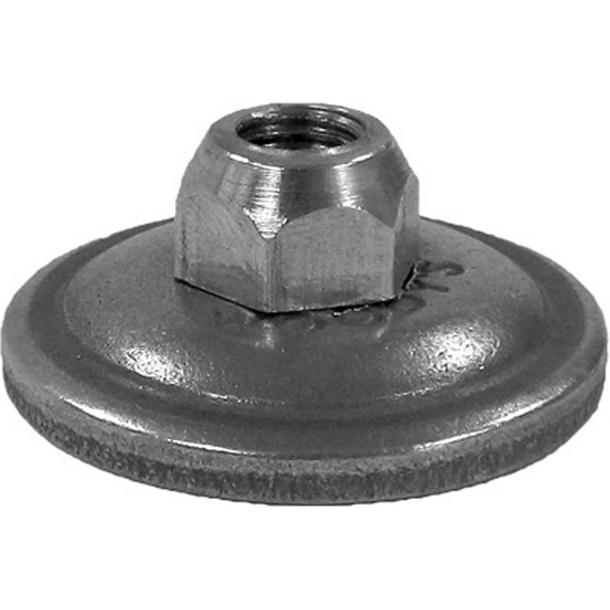 COMBO ROUND DIGGER ALUMINUM SUPPORT PLATE &amp; NUT COMBINATION 5/