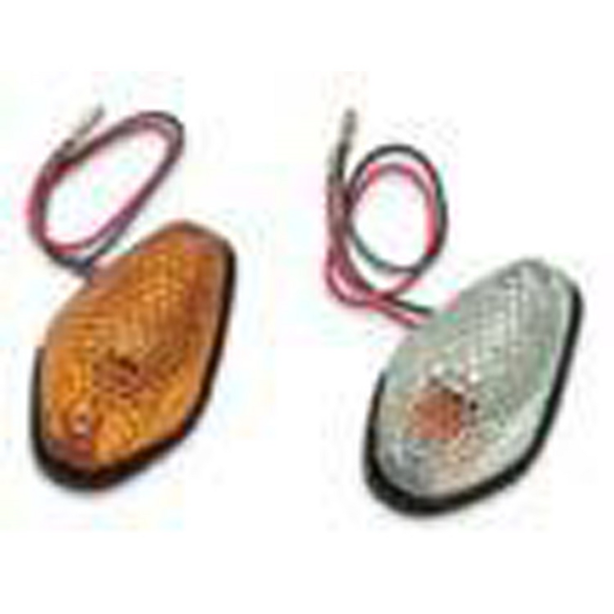LED MARKER LIGHTS, TEAR DROP, AMBER (5 LEDS)