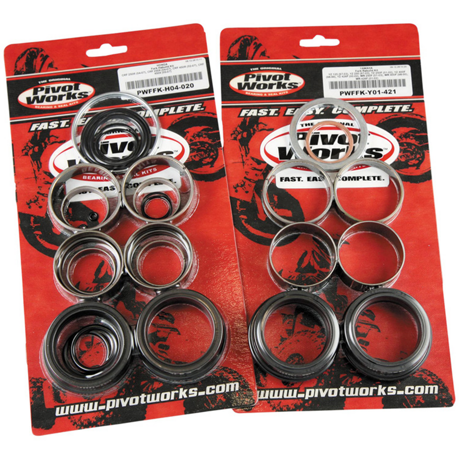 PIVOT WORKS WATER PROOF WHEEL COLLAR KIT KAWASAKI BIKE