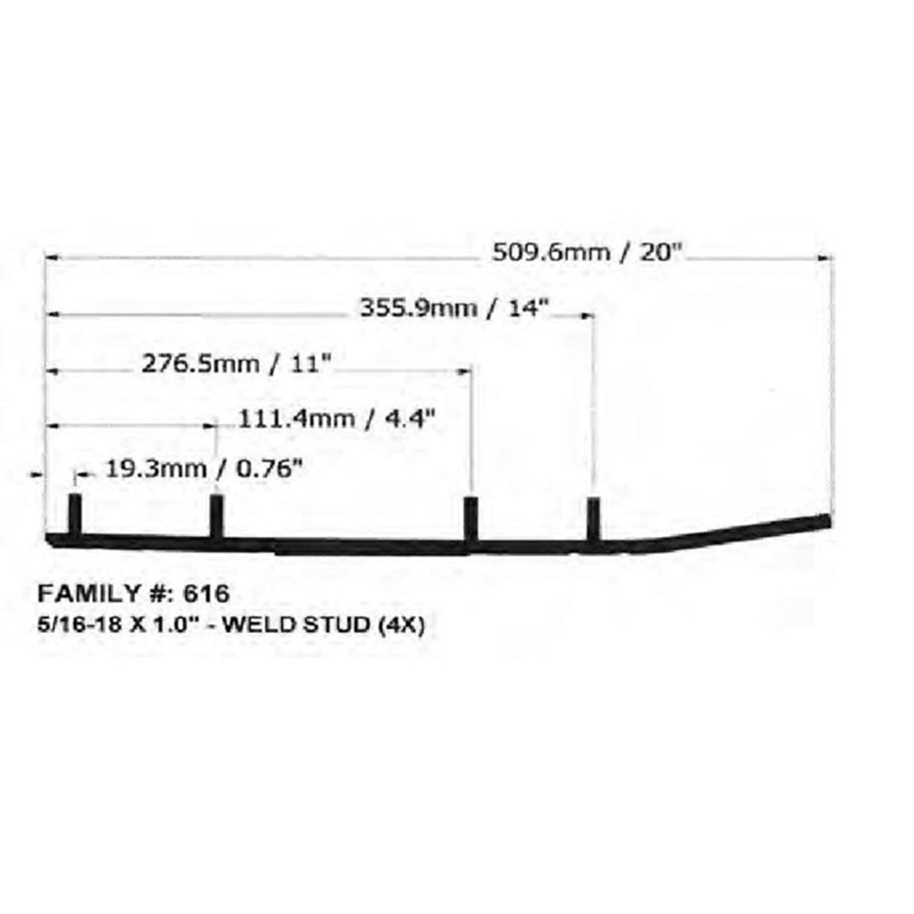 SPI DEFENDER HARDWELD RUNNERS, YAMAHA