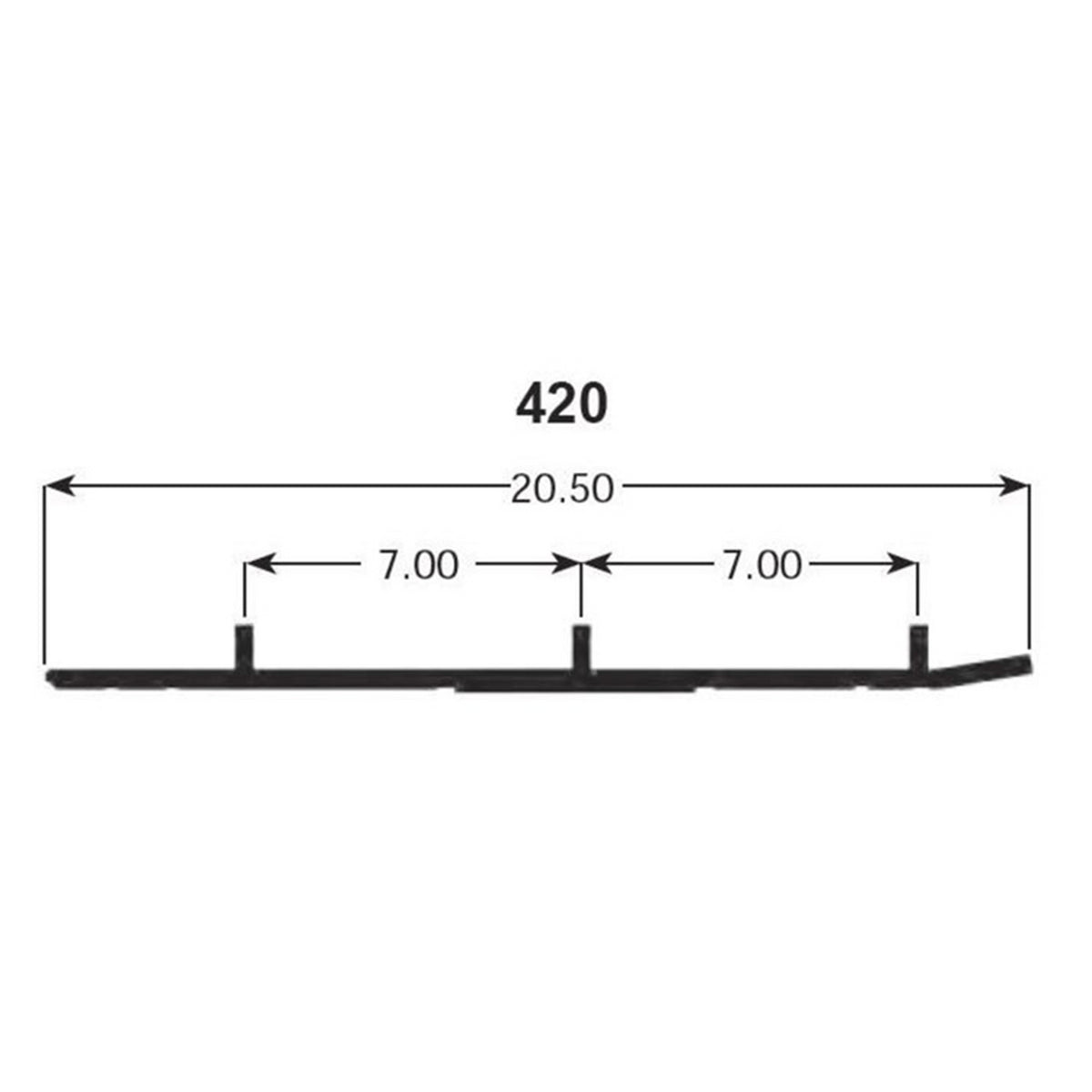 SPI DEFENDER HARDWELD RUNNERS, SKIDOO