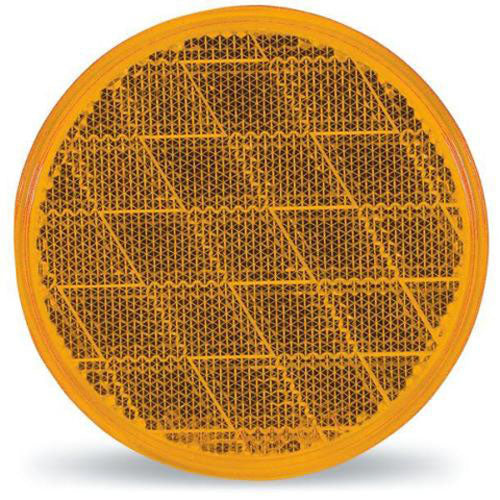 REFLECTOR ROUND AMBER
