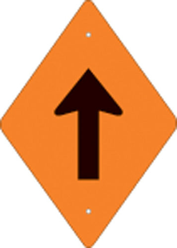 ORANGE PLASTIC REFLECTIVE TRAIL BLAZER VERTICAL ARROW
