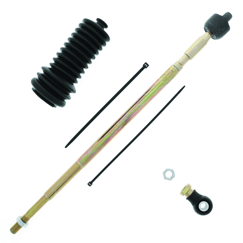 QuadBoss 12-14 Polaris RZR XP 4 900 Steering Rack Tie Rod Assembly Kit - Right Inner &amp; Outer