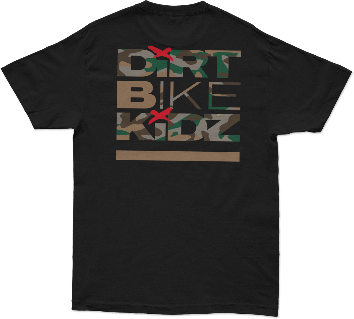 Camo Shovels Tee Black Md