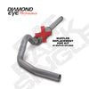 Diamond Eye KIT 4in CB MFLR RPLCMENT PIPE SGL AL: 94-97 FORD 7.3L F250/F350 PWRSTROKE