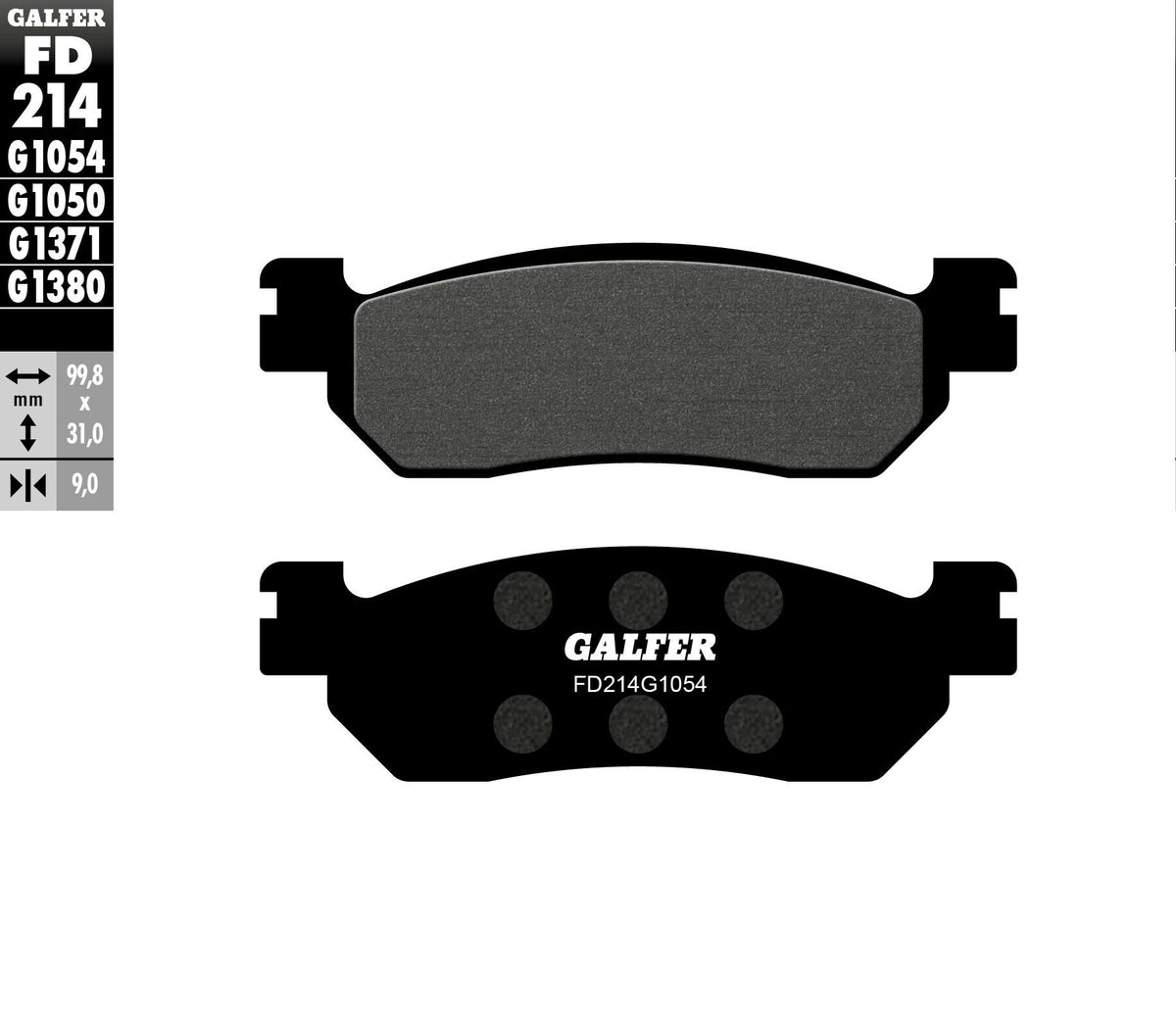 Brake Pads Semi Metallic Fd214g1054