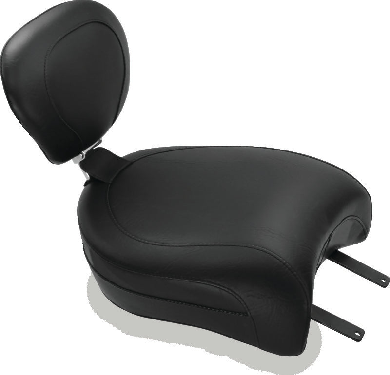 Mustang 97-07 Harley Electra Glide, Rd Glide Super Touring 1PC Seat - Black