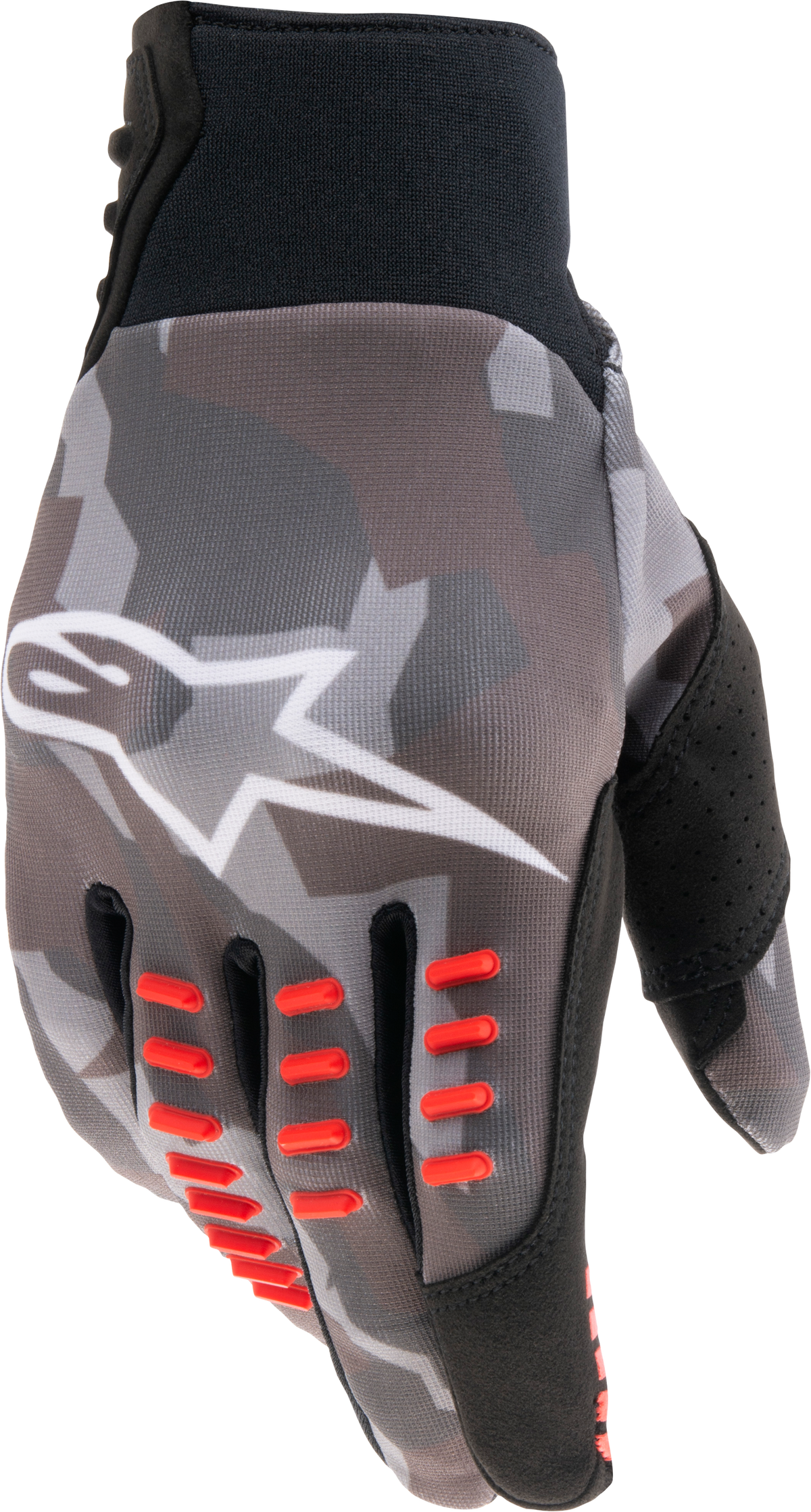 Smx E Gloves Grey Camored Fluo Sm