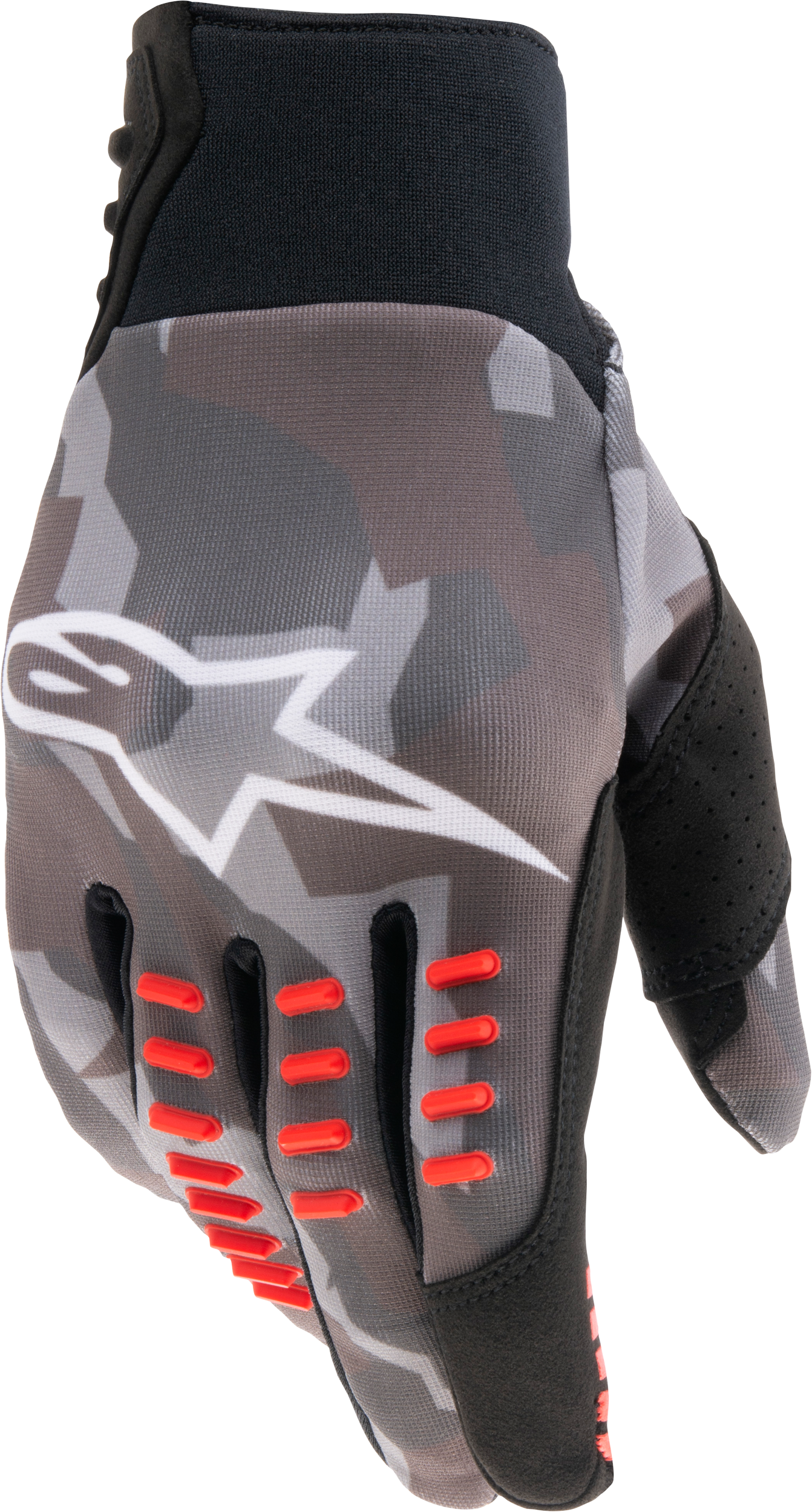 Smx E Gloves Grey Camored Fluo Sm