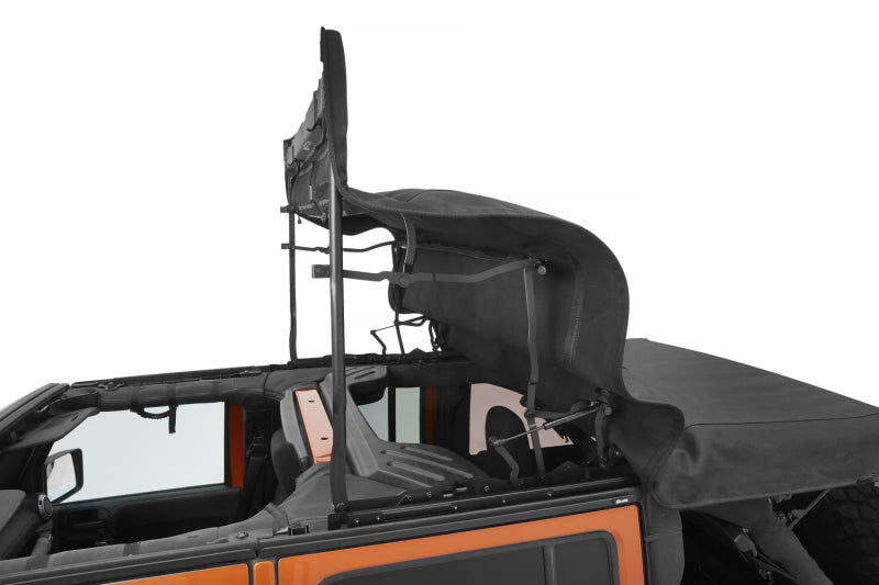 Bestop 07-18 Jeep Wrangler JK 4-Door Supertop Ultra (Premium Black Twill)