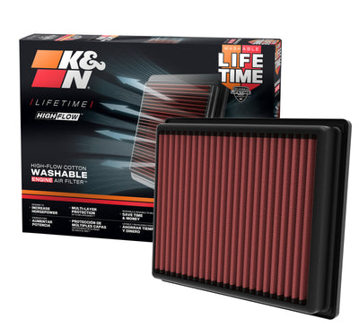 K&N 2022 Nissan Pathfinder V6-3.5L Replacement Air Filter