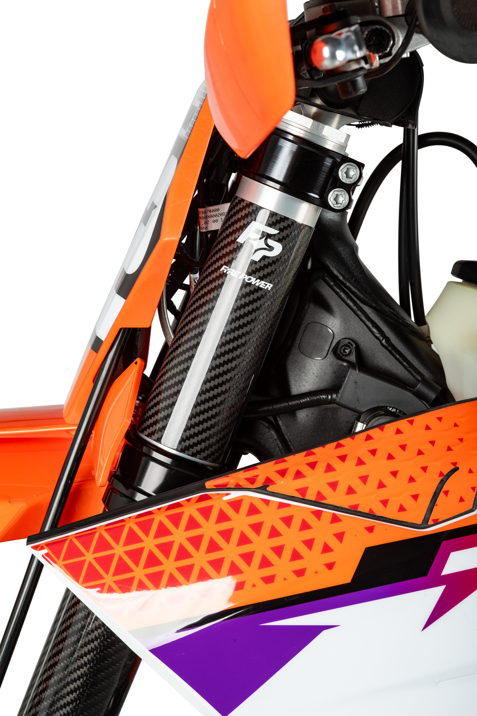 Carbon Fiber Fork Shield Upper 52 X 160 Mm