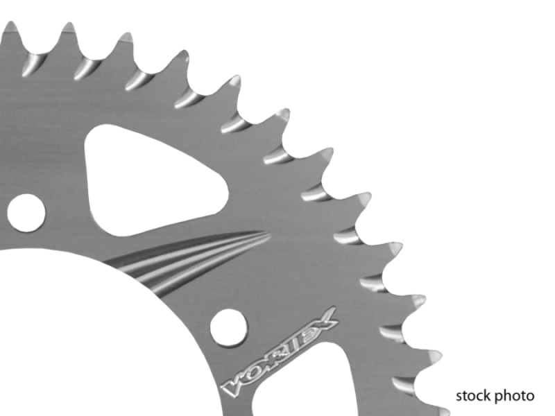 Vortex Racing Aluminum Rear Sprocket 520 66 Tooth- Silver