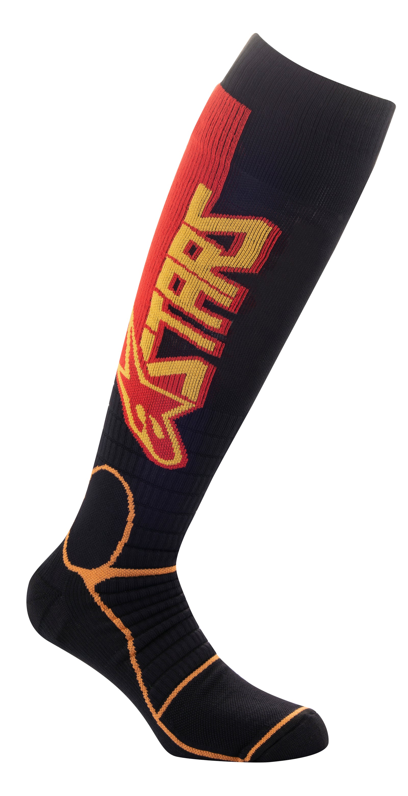 Mx Pro Socks Black/Yellow/Tangerine Md