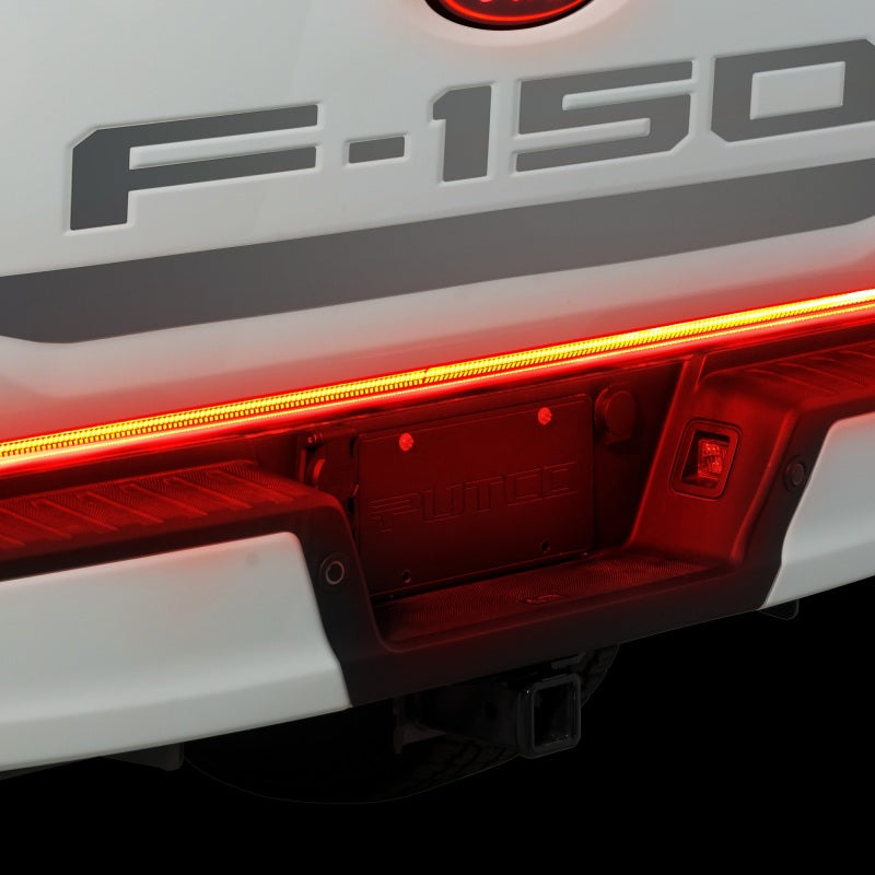 Putco 48in Red Blade LED Tailgate Light Bar for Ford Turcks w/ Blis and Trailer Detection