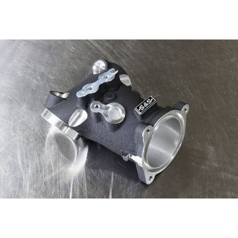 S&amp;S Cycle M8 Models Premium 55mm CNC Ported Manifold - Black