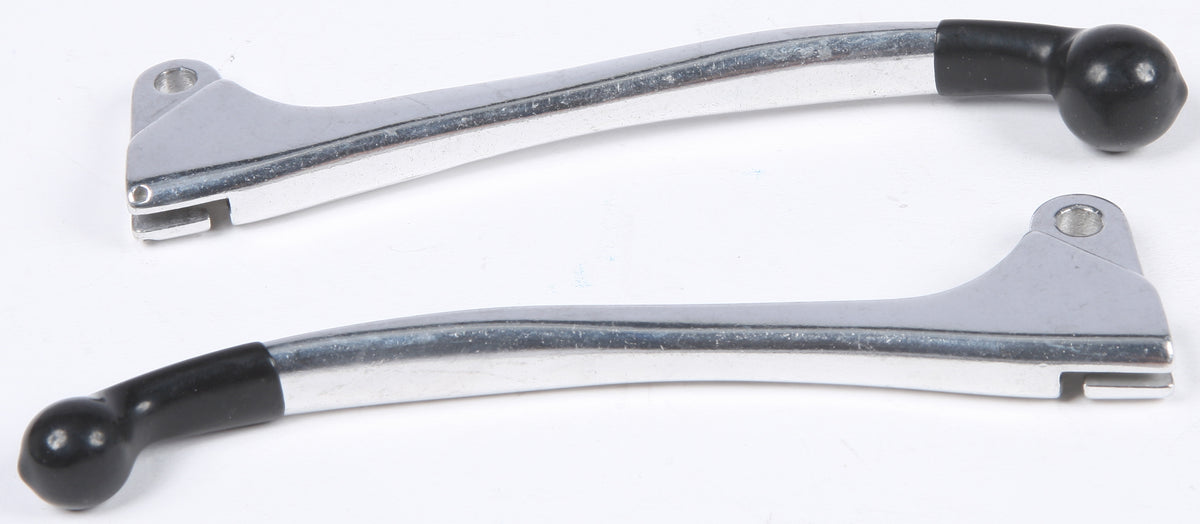 Lever Set Silver W/ Black Tip