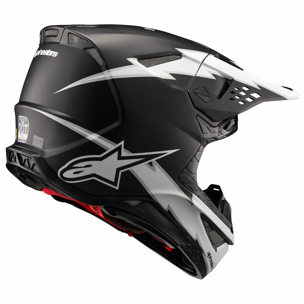Supertech S M10 Ampress Helmet Black/White Matt 2x